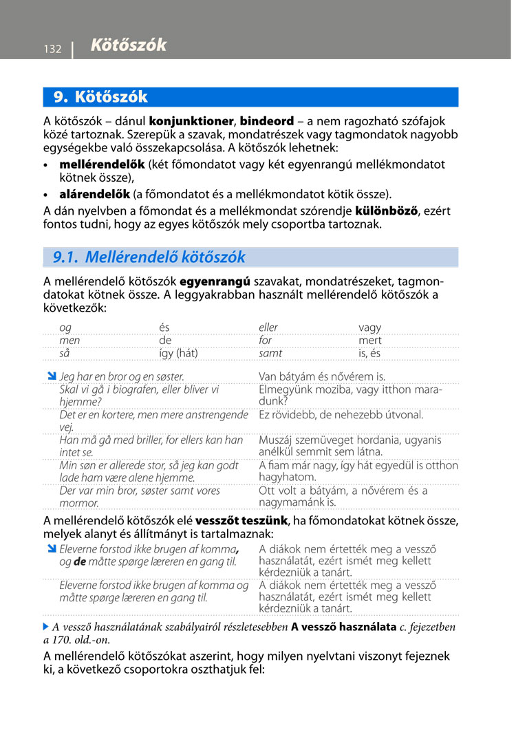 Dán nyelvtani áttekintés
