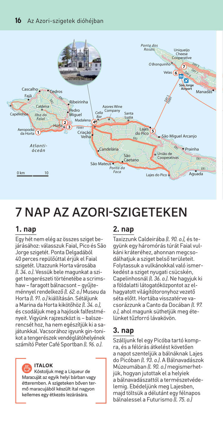 Azori-szigetek - TOP 10